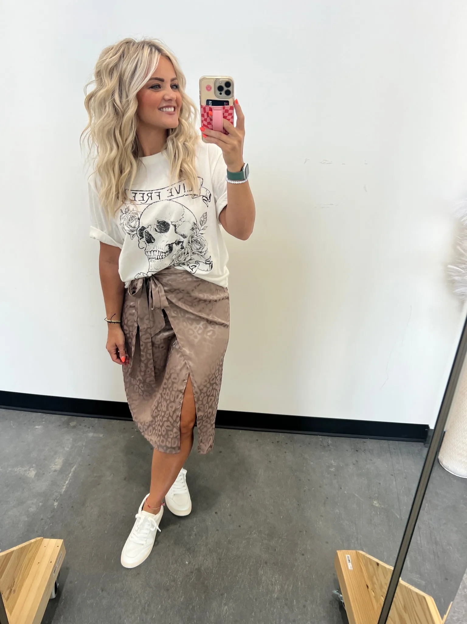 Never Too Late Wrap Skirt - FINAL SALE in